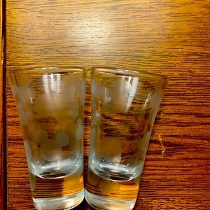 Disney Shot Glass x2